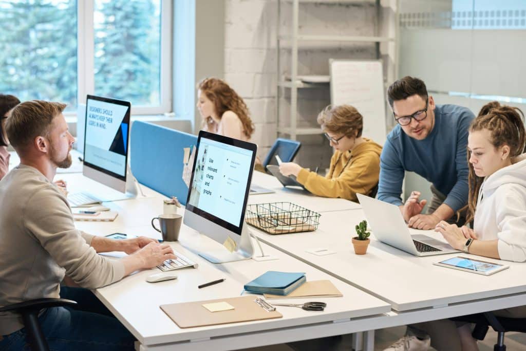 The Loku Digital team at work